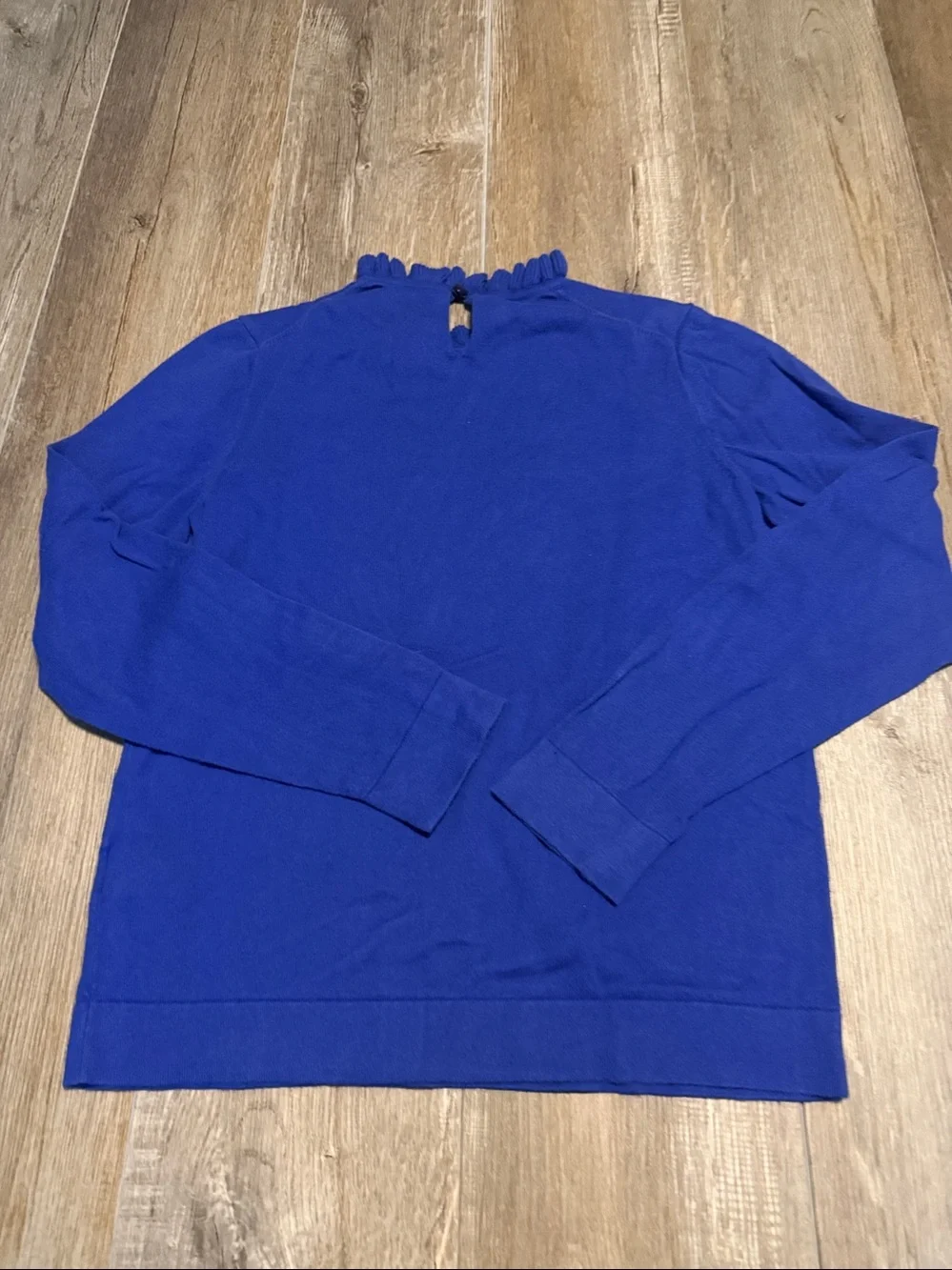 J. Crew Women’s Ruffle Neck Crewneck Sweater